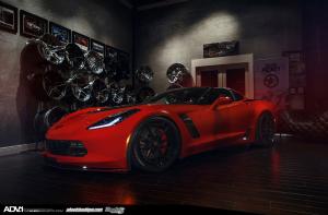 Chevrolet Corvette Z06 on ADV.1 Wheels (ADV10TSCS) 2015 года